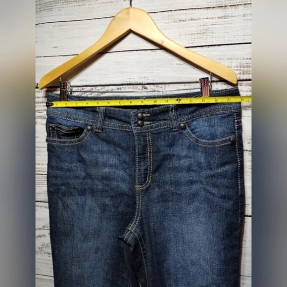 Code Bleu Annette Jeans size 12 Dark Wash Modern‎ Rise Bootcut Jeans - Picture 12 of 12